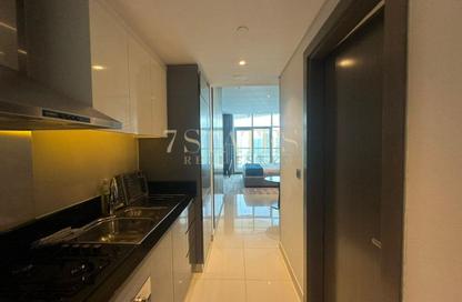 Apartment - Studio - 1 Bathroom for rent in Damac Maison Prive B - Damac Maison Prive - Business Bay - Dubai