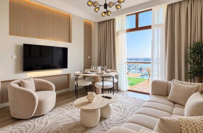 Apartment - Studio - 1 for rent in Palm Views West - Palm Views - Palm Jumeirah - Dubai