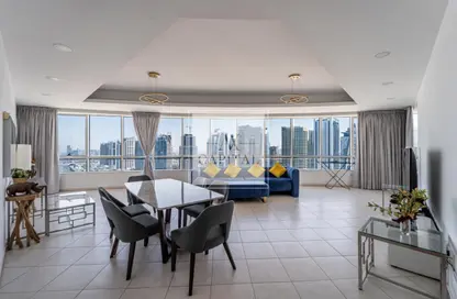 Apartment - 4 Bedrooms - 4 Bathrooms for rent in Horizon Tower - Dubai Marina - Dubai