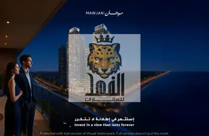 شقة - غرفة نوم - 2 حمامات للبيع في برج الكورنيش - طريق كورنيش عجمان - عجمان