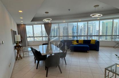 Apartment - 4 Bedrooms - 4 Bathrooms for rent in Horizon Tower - Dubai Marina - Dubai
