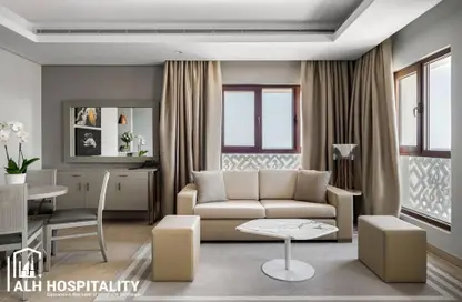 Hotel  and  Hotel Apartment - 2 Bedrooms - 2 Bathrooms for rent in Wyndham residences - The Palm - Palm Jumeirah - Dubai