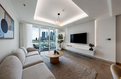 Apartment - 2 - 2 for sale in Palace Beach Residence Tower 2 - Palace Beach Residence - Emaar Beachfront - Dubai Harbour - Dubai