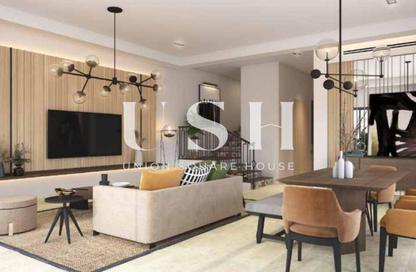 Townhouse - 4 - 4 for sale in Marbella - Damac Lagoons - Dubai