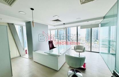 Office Space - Studio - 2 Bathrooms for rent in The Prism - Business Bay - Dubai
