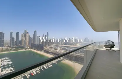 Apartment - 3 Bedrooms - 4 Bathrooms for rent in Marina Vista Tower 2 - Marina Vista - Emaar Beachfront - Dubai Harbour - Dubai