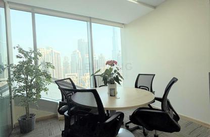 Business Centre - Studio - 3 Bathrooms for rent in Clover Bay Tower - Business Bay - Dubai