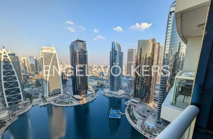 شقة - 1 حمام للايجار في ليك تيراس - (JLT) مجمع D - أبراج بحيرات الجميرا - دبي