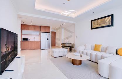 Apartment - 2 Bedrooms - 2 Bathrooms for rent in Palace Beach Residence Tower 2 - Palace Beach Residence - EMAAR Beachfront - Dubai Harbour - Dubai