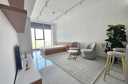 Apartment - Studio - 1 for rent in Blue Waves Tower - Dubai Land Residence Complex - Dubai