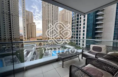 شقة - 2 غرف نوم - 3 حمامات للايجار في برج دلفين - مارينا بروموناد - دبي مارينا - دبي