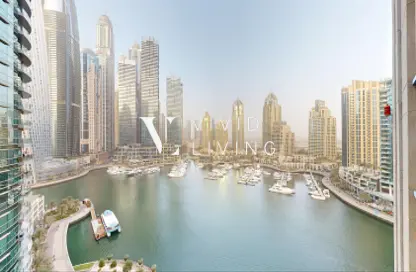 شقة - 3 غرف نوم - 3 حمامات للايجار في برج المارينا - دبي مارينا - دبي