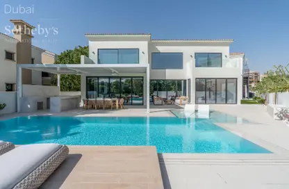 Villa - 6 Bedrooms for rent in Lime Tree Valley - Jumeirah Golf Estates - Dubai