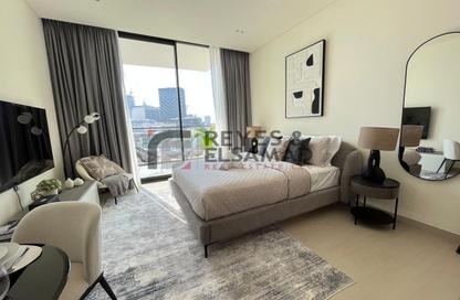 Apartment - Studio - 1 for rent in Binghatti Ghost - Dubai Healthcare City 2 - Al Jaddaf - Dubai Apartment - Studio - 1 for rent in Binghatti Ghost - Dubai Healthcare City 2 - Al Jaddaf - Dubai