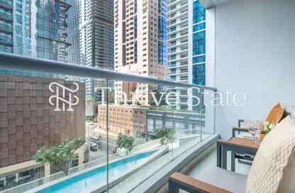 Apartment - 1 Bedroom - 2 Bathrooms for rent in The Torch - Dubai Marina - Dubai