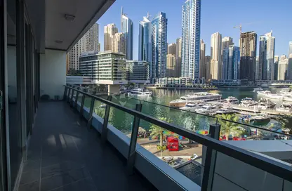 شقة - 2 غرف نوم - 2 حمامات للايجار في A برج سيلفرين - سيلفيرين - دبي مارينا - دبي