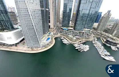 Apartment - 1 Bedroom - 2 Bathrooms for rent in Iris Blue - Dubai Marina - Dubai