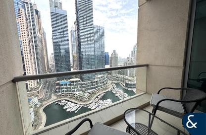 Apartment - 1 Bedroom - 2 Bathrooms for rent in Iris Blue - Dubai Marina - Dubai