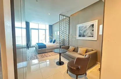 Apartment - Studio - 1 Bathroom for rent in Damac Maison Prive B - Damac Maison Prive - Business Bay - Dubai