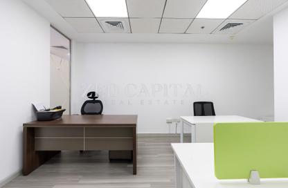 Office Space - Studio - 1 Bathroom for rent in Latifa Tower - Sheikh Zayed Road - Dubai