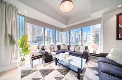 Apartment - 2 Bedrooms - 2 Bathrooms for rent in Silverene Tower A - Silverene - Dubai Marina - Dubai