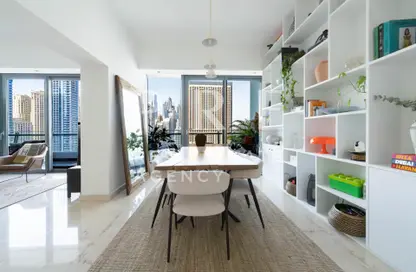 شقة - 3 غرف نوم - 3 حمامات للايجار في A برج سيلفرين - سيلفيرين - دبي مارينا - دبي