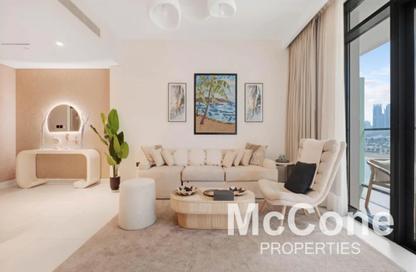 شقة - غرفة نوم - 1 حمام للبيع في برج Marina Vista 1 - مارينا فيستا - إعمار بيتشفرونت - دبي هاربور - دبي