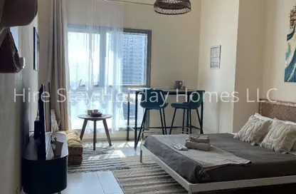 Apartment - Studio - 1 Bathroom for rent in Zumurud Tower - Dubai Marina - Dubai
