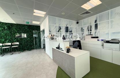 Office Space - Studio - 1 Bathroom for rent in Al Habtoor Business Tower - Dubai Marina - Dubai