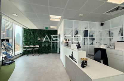Office Space - Studio - 1 Bathroom for rent in Al Habtoor Business Tower - Dubai Marina - Dubai