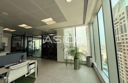 Office Space - Studio - 1 Bathroom for rent in Al Habtoor Business Tower - Dubai Marina - Dubai