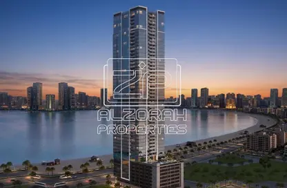 Apartment - 3 Bedrooms - 5 Bathrooms for sale in Marsa Al Arab Tower - Al Khan - Sharjah