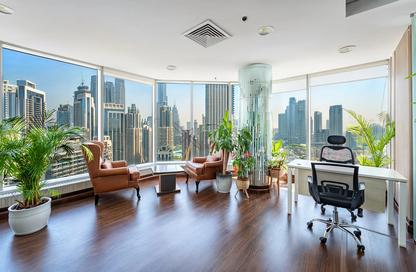 Office Space - Studio - 1 Bathroom for rent in The Prime Tower - Business Bay - Dubai