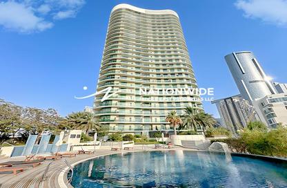 Apartment - 1 Bedroom - 2 Bathrooms for rent in Beach Towers - Shams Abu Dhabi - Al Reem Island - Abu Dhabi