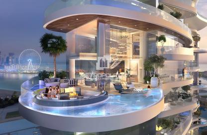 Apartment - 2 - 2 for sale in Damac Bay Tower C - Damac Bay - Dubai Harbour - Dubai