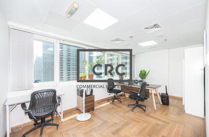 Office Space - Studio - 2 Bathrooms for rent in One Lake Plaza - JLT Cluster T - Jumeirah Lake Towers - Dubai