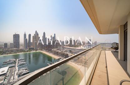 Apartment - 3 - 4 for rent in Marina Vista Tower 2 - Marina Vista - Emaar Beachfront - Dubai Harbour - Dubai