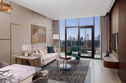 Apartment - 1 Bedroom - 2 Bathrooms for rent in Intercontinental Residences Business Bay - Business Bay - Dubai