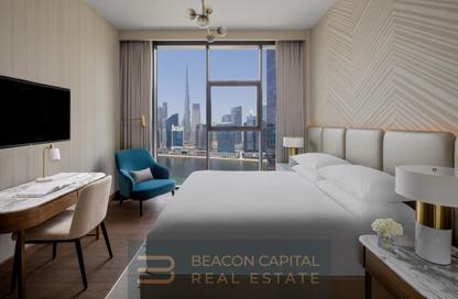 Apartment - 1 Bedroom - 2 Bathrooms for rent in Intercontinental Residences Business Bay - Business Bay - Dubai
