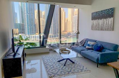 Apartment - 1 - 1 for rent in Silverene Tower B - Silverene - Dubai Marina - Dubai