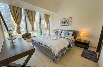 Apartment - 1 - 1 for rent in Silverene Tower B - Silverene - Dubai Marina - Dubai
