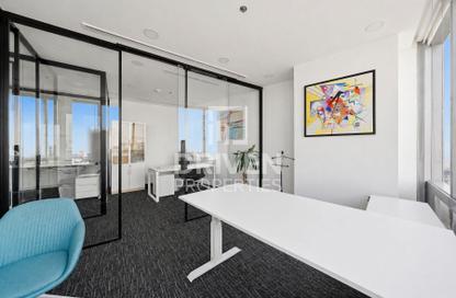 Office Space - Studio - 1 Bathroom for rent in Almas Tower - Jumeirah Lake Towers - Dubai
