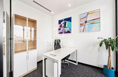Office Space - Studio - 1 Bathroom for rent in Almas Tower - Jumeirah Lake Towers - Dubai