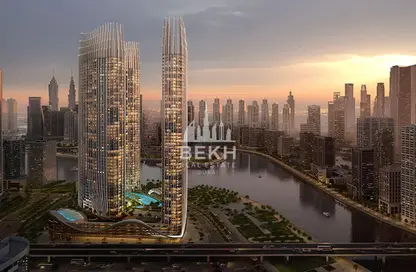 شقة - غرفة نوم - 2 حمامات للبيع في برج بن غاطي سكاي رايز أ - بن غاطي سكاي رايز - الخليج التجاري - دبي