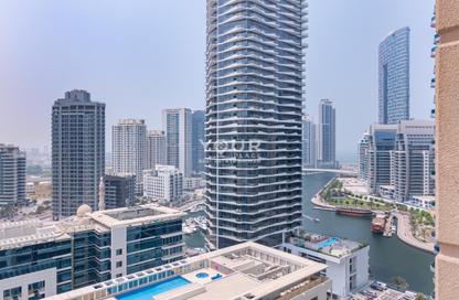 Apartment - 1 - 2 for rent in Zumurud Tower - Dubai Marina - Dubai