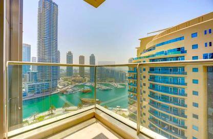 Apartment - Studio - 1 Bathroom for rent in Sparkle Tower 2 - Sparkle Towers - Dubai Marina - Dubai