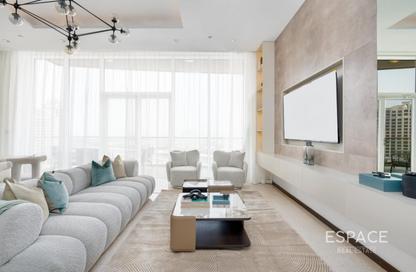Apartment - 2 Bedrooms - 3 Bathrooms for rent in Aquamarine - Tiara Residences - Palm Jumeirah - Dubai