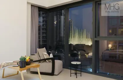 شقة - غرفة نوم - 1 حمام للبيع في سانت ريجيس ريزيدنس - برج خليفة - وسط مدينة دبي - دبي