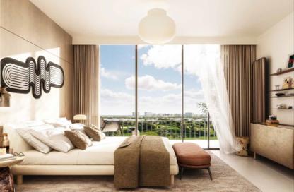 Apartment - 1 - 1 for sale in Golf Point Tower 2 - Golf Point - Emaar South - Dubai South (Dubai World Central) - Dubai