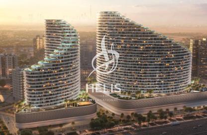 Apartment - 1 Bedroom - 2 Bathrooms for sale in Binghatti Skyflame 1 - Binghatti Skyflame - Majan - Dubai